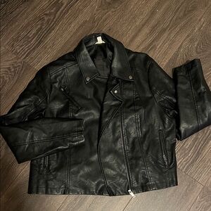 Cato Black Faux Leather Jacket